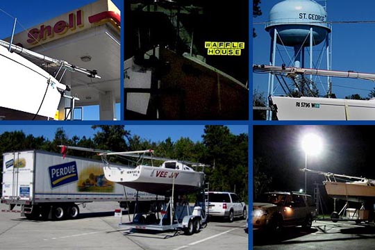 Vee Jay J/80 hauled at Pirate Cove 2014