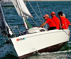 Naples Beach 2014, Vee Jay J/80, Newport, RI